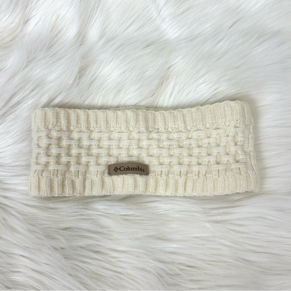 Columbia Cream Knit Ear Warmer Headband OS